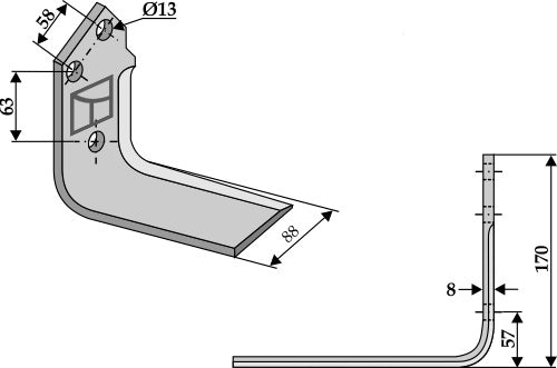 Grøfteskjær - høyre