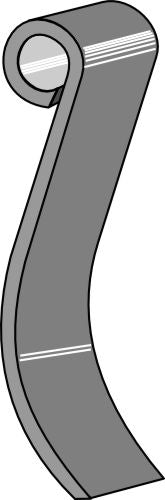 Central flail 195x34mm