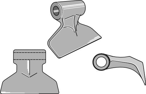 Beskæringshammer 135 x 85 mm
