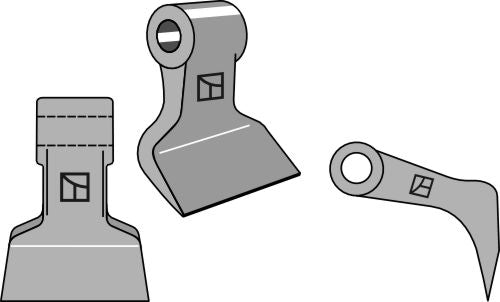 Beskärningshammare 77x39 mm