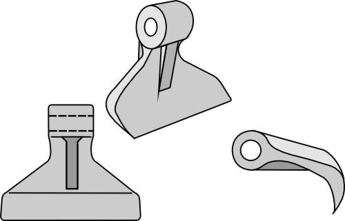Beskæringshammer 137x40 mm