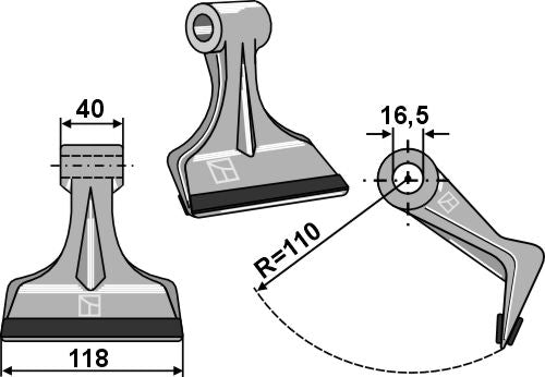 Karsimavasara 118x40mm - PTA