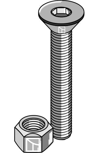 Sekskantskrue med innvendig sekskant
