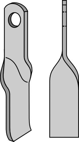 Snoet klinge 195 x 50 mm