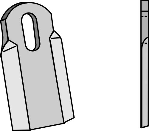 Straight blade 81x40mm