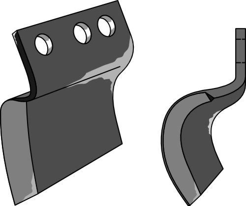 Trencher blade - left