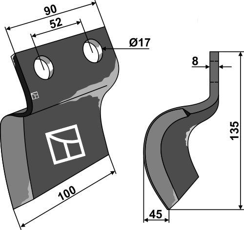 Grøfteskjær - venstre