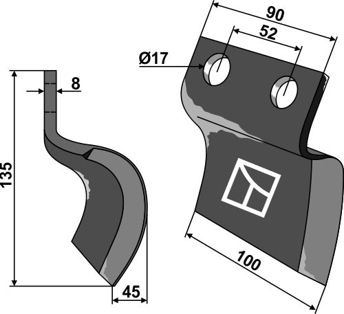 Grøfteskjær - høyre
