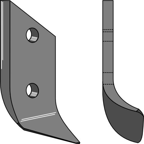 Kaivinkoneen terä - oikea