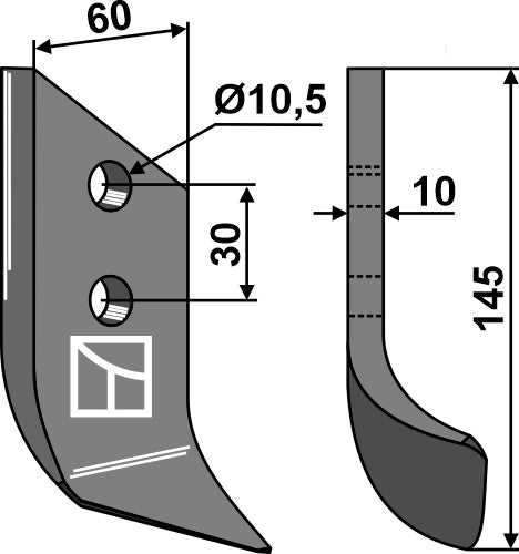 Grøfteskjær - høyre
