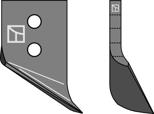 Trencher blade - right