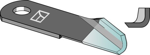 Halmsnittkniv höger  - DURAFACE