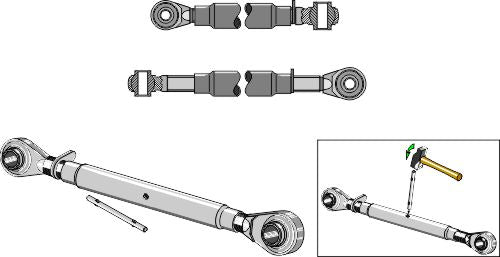 Top-links M30x3,5 standard