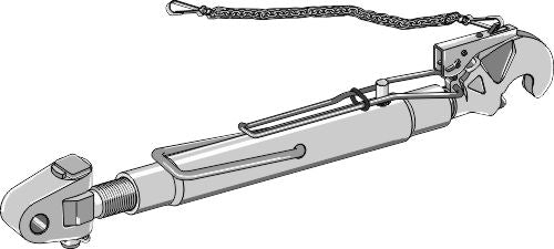 Compl. top-link with swivelling tie-rod Ø32