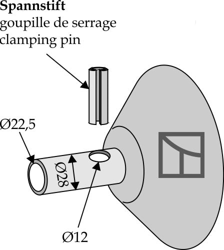Reduksjonskjegle Kat. II-I for nedre kroker