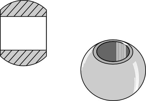 Kula för nedre länkhakar - Kat. III-II