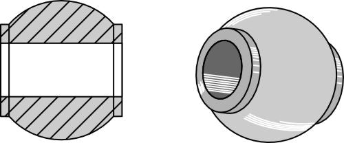 Kula för toppkrokar Kat. III-II
