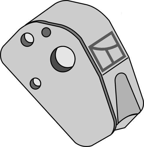 Vänster spärrskena