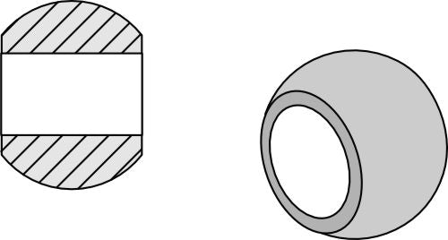 Kula för nedre länkfäste - Kat. II