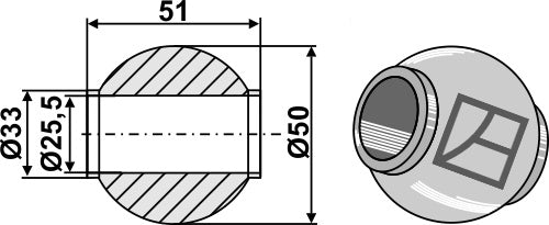 Kule for toppkroker Kat.II