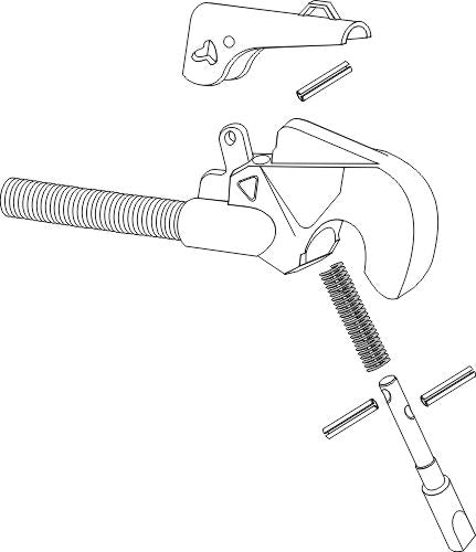 Fjedre til øverste kroge, ny model