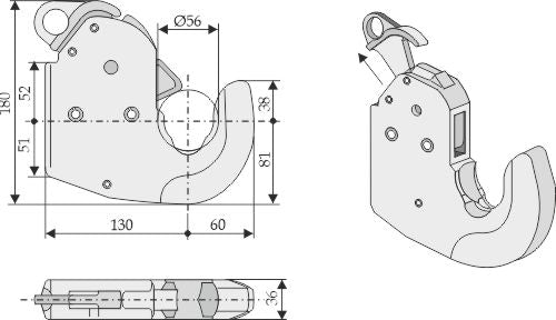 Automatisk krok for trekkstenger - Kat. lI