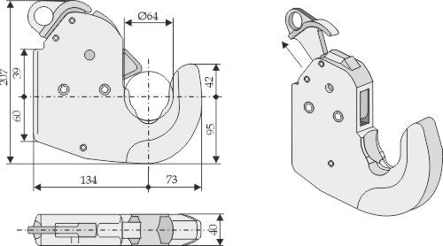 Automatisk krok for trekkstenger - Kat. lII