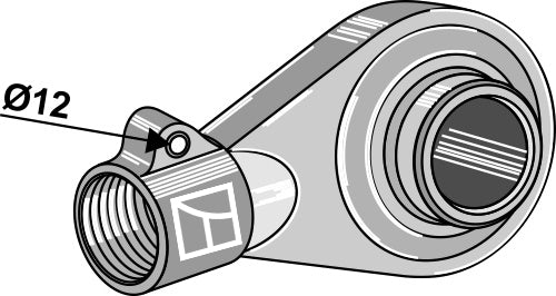 Stag med fästspaksfäste