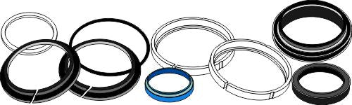 Tiivistyssarja hydraulisiin ylänojiin, valmistettu vuosina 94/95