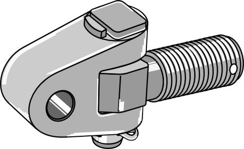 Swivelling tie-rod tracteur-side - M30x2