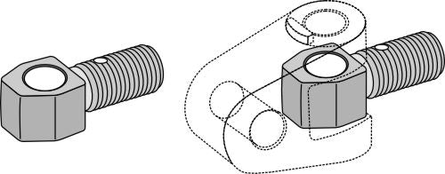 Leddelt spindel - M36x3