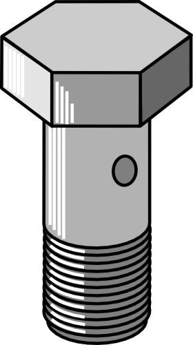 Bult för röranslutning