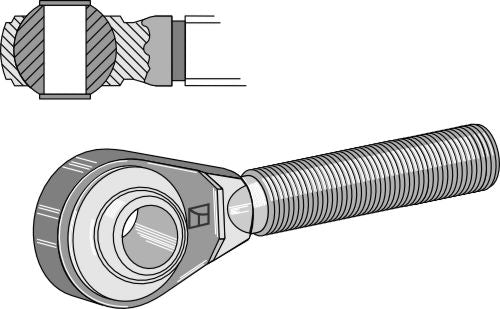 Hardened tie-rod M36x3