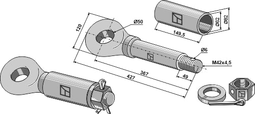 Trailer coupling ring (MOT (Germany) - checked)