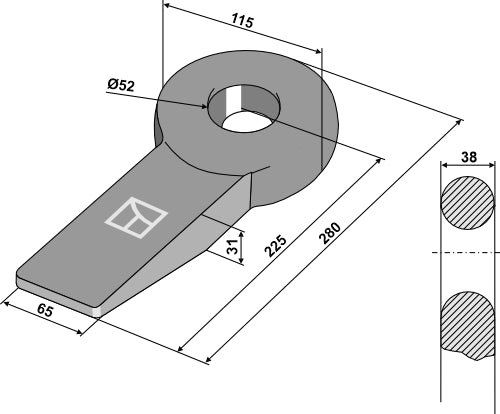 Trailer coupling ring