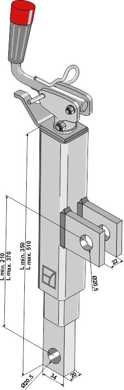 Syvyyden säätövipu