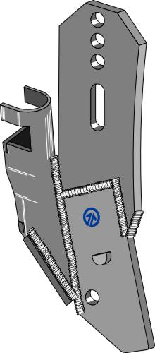 Hållare för granulatgödselkniv