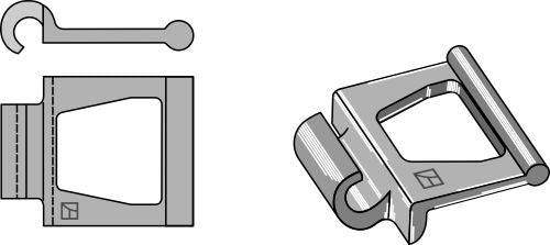 Steel link articulated chain