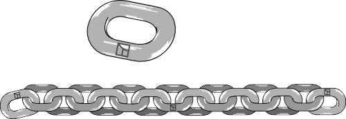 Scraper floor chain - 9x26,2 - D7