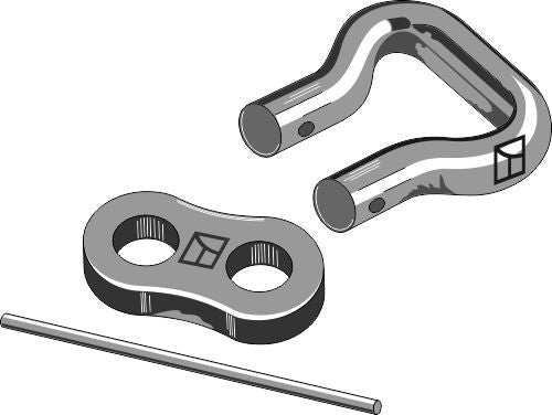 Shackle type connector Ø16