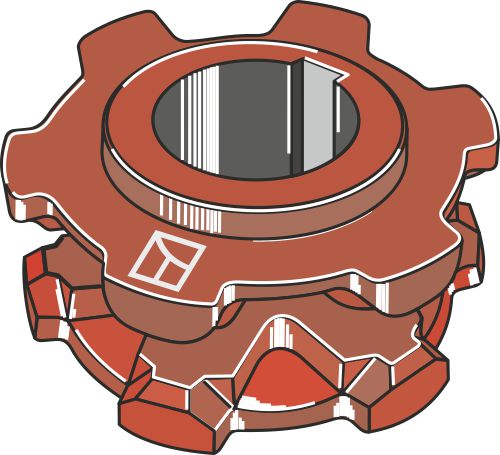 Chain sprocket Ø160