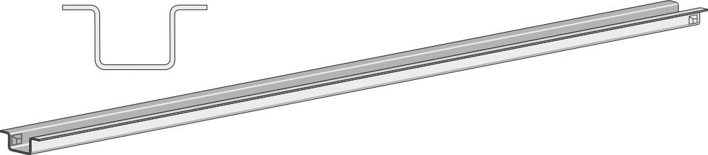 Safety rail for chain