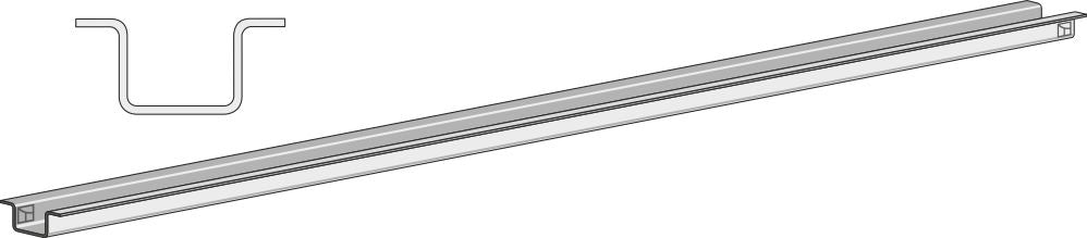 Safety rail for chain