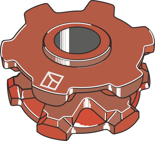 Chain sprocket Ø 110