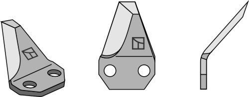 Fodermiksermesser, venstre