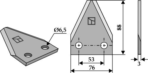 Kniver til fôrblandere