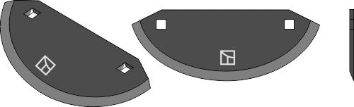 Fodermiksernive - hårdmetalbelagt