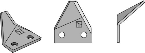 Fodder mixer knive, right