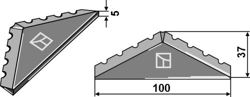 Motblad for sveising