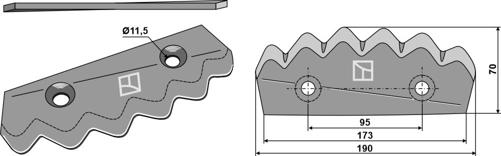Rehun sekoitusveitset, vasen